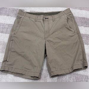L.L. Bean Men's Khaki Flat Front Shorts
